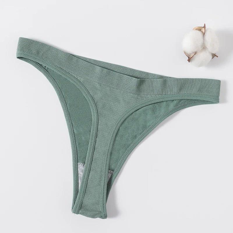 3Pcs/Set Seamless Panties High-Waist G-String Thongs for Women Sexy Underwear Sports Bottom Female Lingerie High Leg Cut Panties